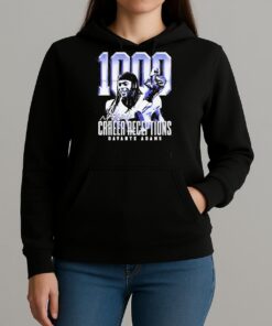 1000 Career Receptions Signature Davante Adams Shirt Unihoodie