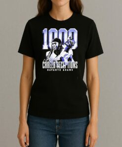 1000 Career Receptions Signature Davante Adams Shirt Womentee