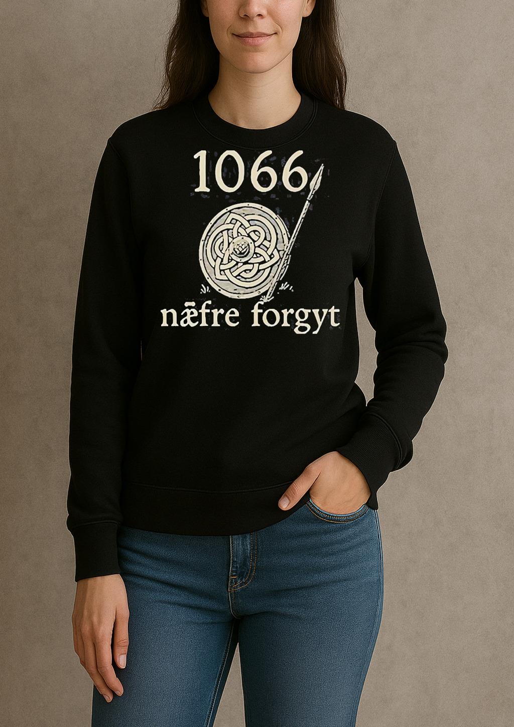 1066 Naefre Forgyt Never Forget Viking England History Shirt sweater