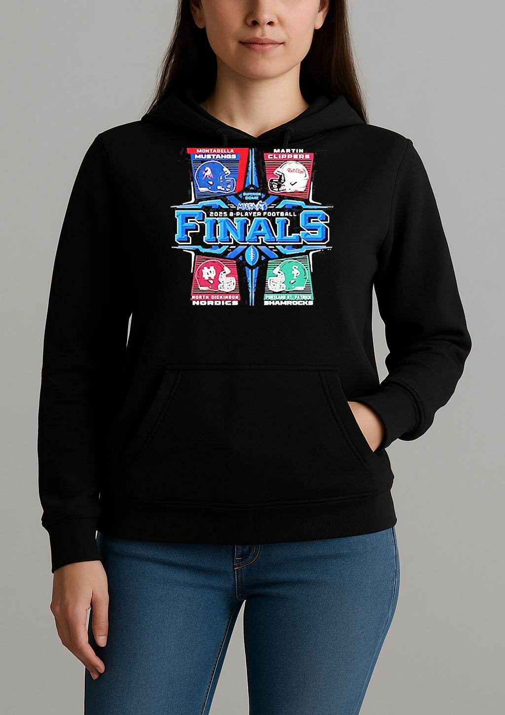 2025 Mhsaa 8 Player Football Finals Hetmets Shirt Unihoodie