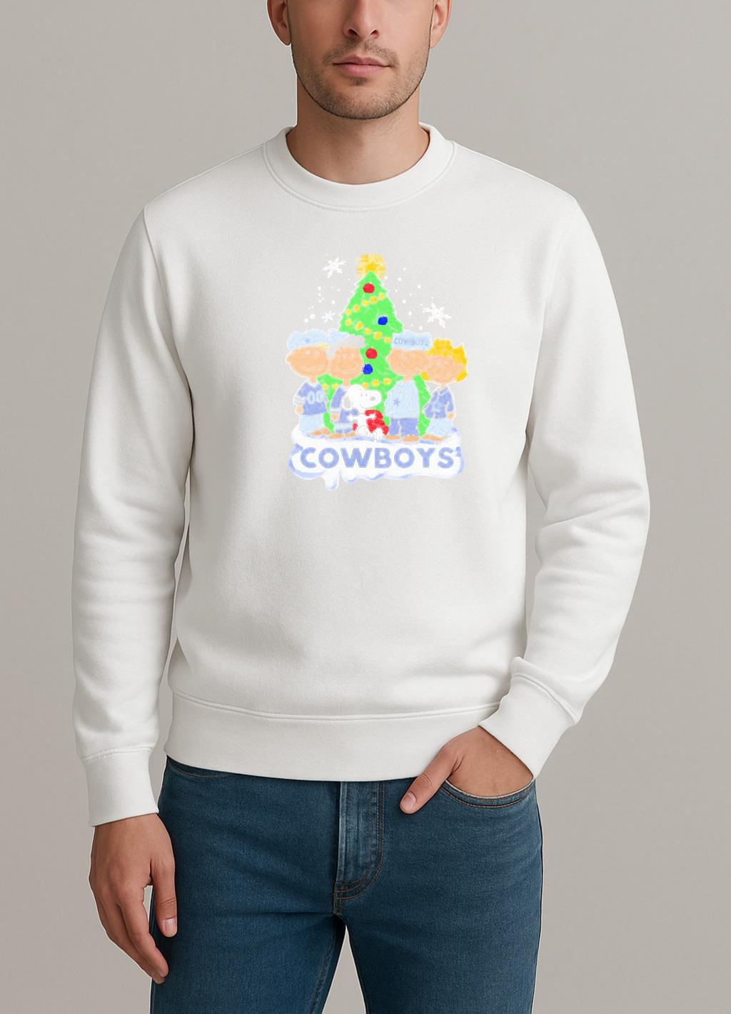 Dallas-Cowboys-X-The-Peanuts-Christmas-2025-Shirt sweater