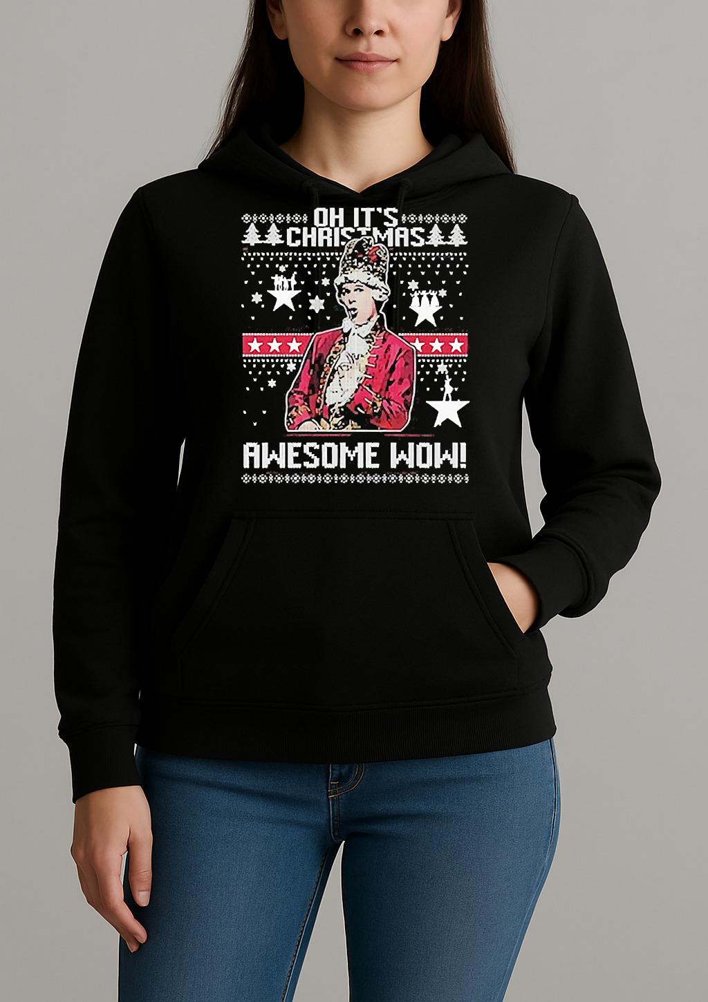 Alexander Hamilton Oh Its Christmas Awesome Wow Shirt Unihoodie