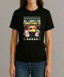 All I Want For Christmas Is Boom Ii Ugly Sweater Xmas Shirt Christmas 2025 Tee Womentee