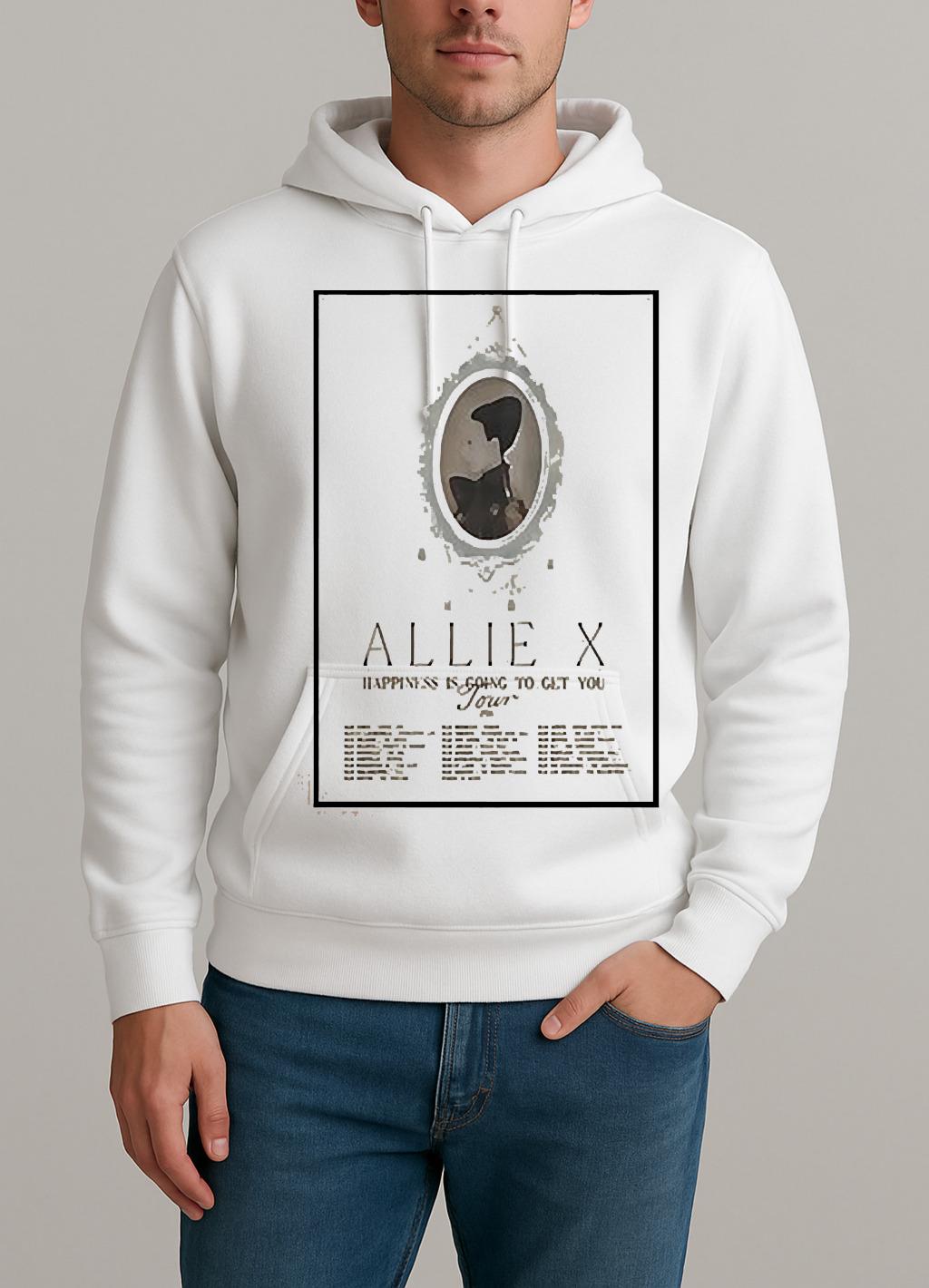 Allie X Happiness Is Going To Get You Tour 2026 Poster Shirt Unisexhoodie