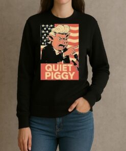American Quiet Piggy Pig Trump Shirts sweater