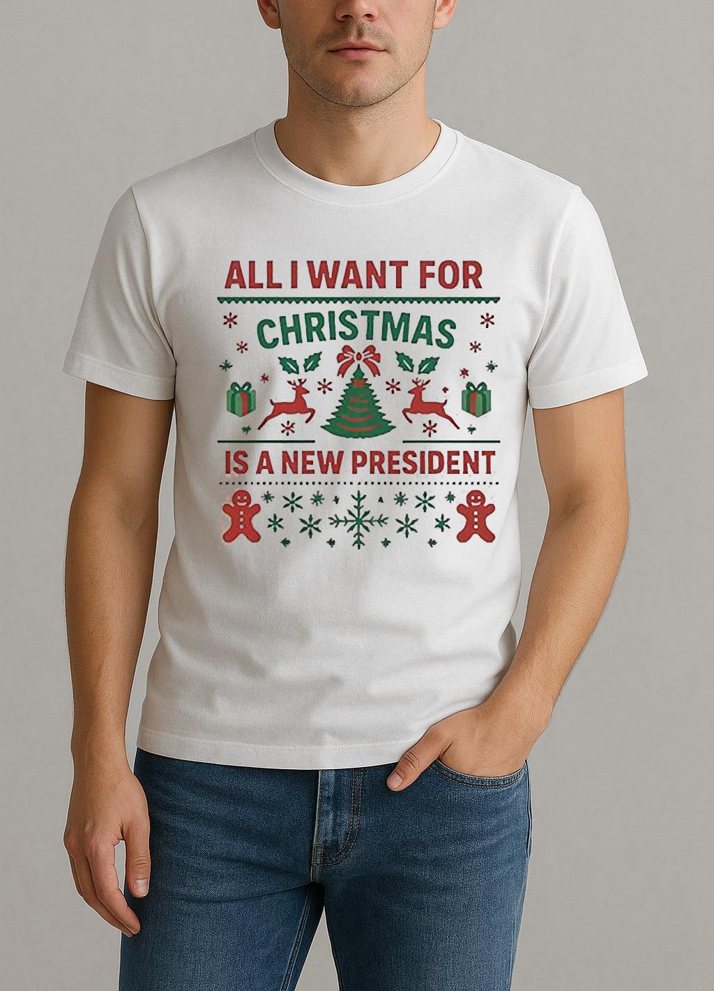 Anti-Trump-All-I-Want-For-Christmas-Is-A-New-President-T-Shirt-1
