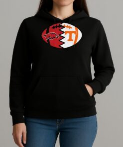 Arkansas Razorbacks Vs Tennessee Volunteers Nfl Football 2025 Shirt Unihoodie