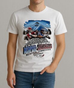 Arkansas Vs Memphis Game Day 2025 Paint Shirt