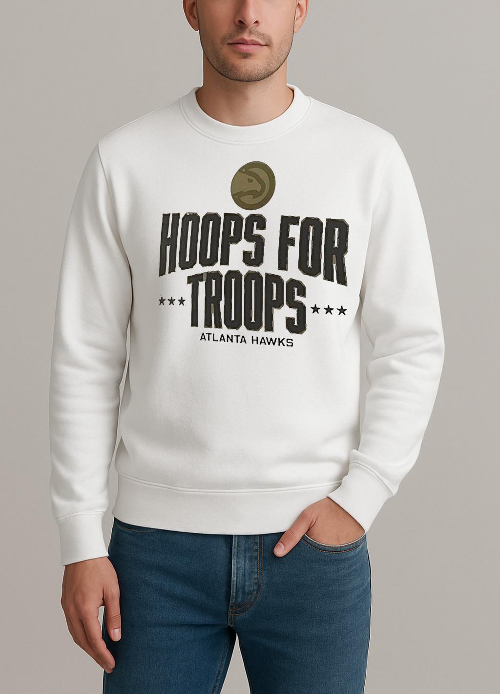 Atlanta Hawks Hoops For Troops Shirt sweater