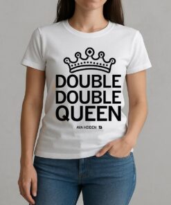 Ava Heiden Iowa Hawkeyes Double Double Queen W-tee