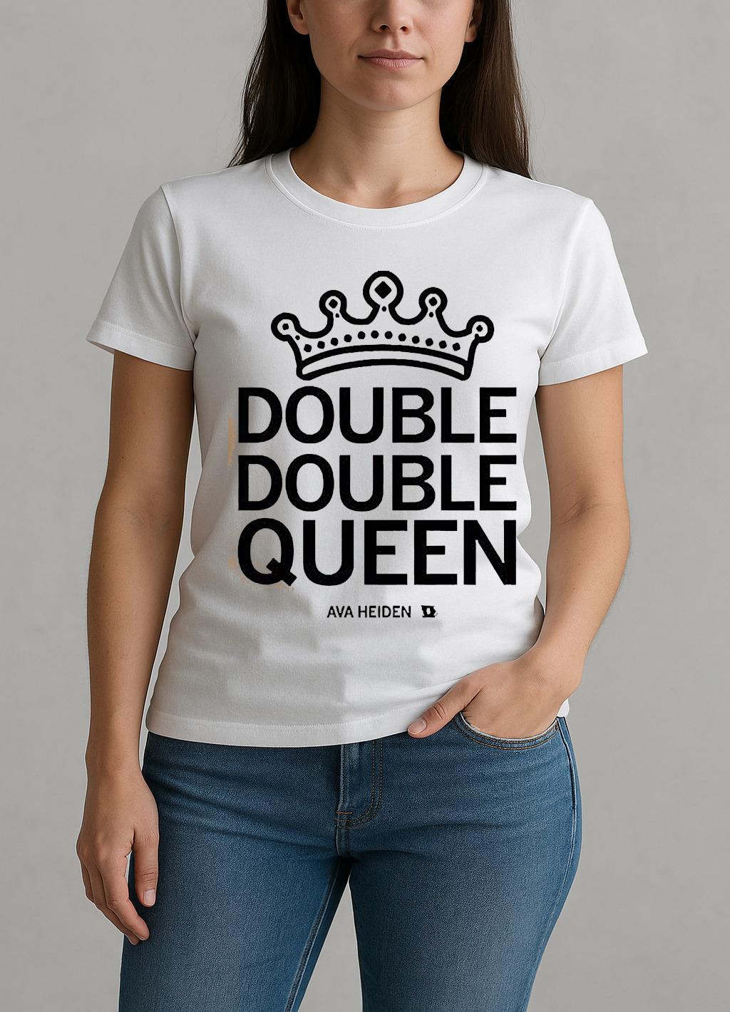 Ava Heiden Iowa Hawkeyes Double Double Queen W-tee