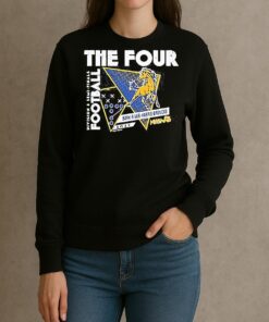 Bark River Harris Broncos The Four 2025 Mhsaa Football D8 Semi Finals Shirt sweater