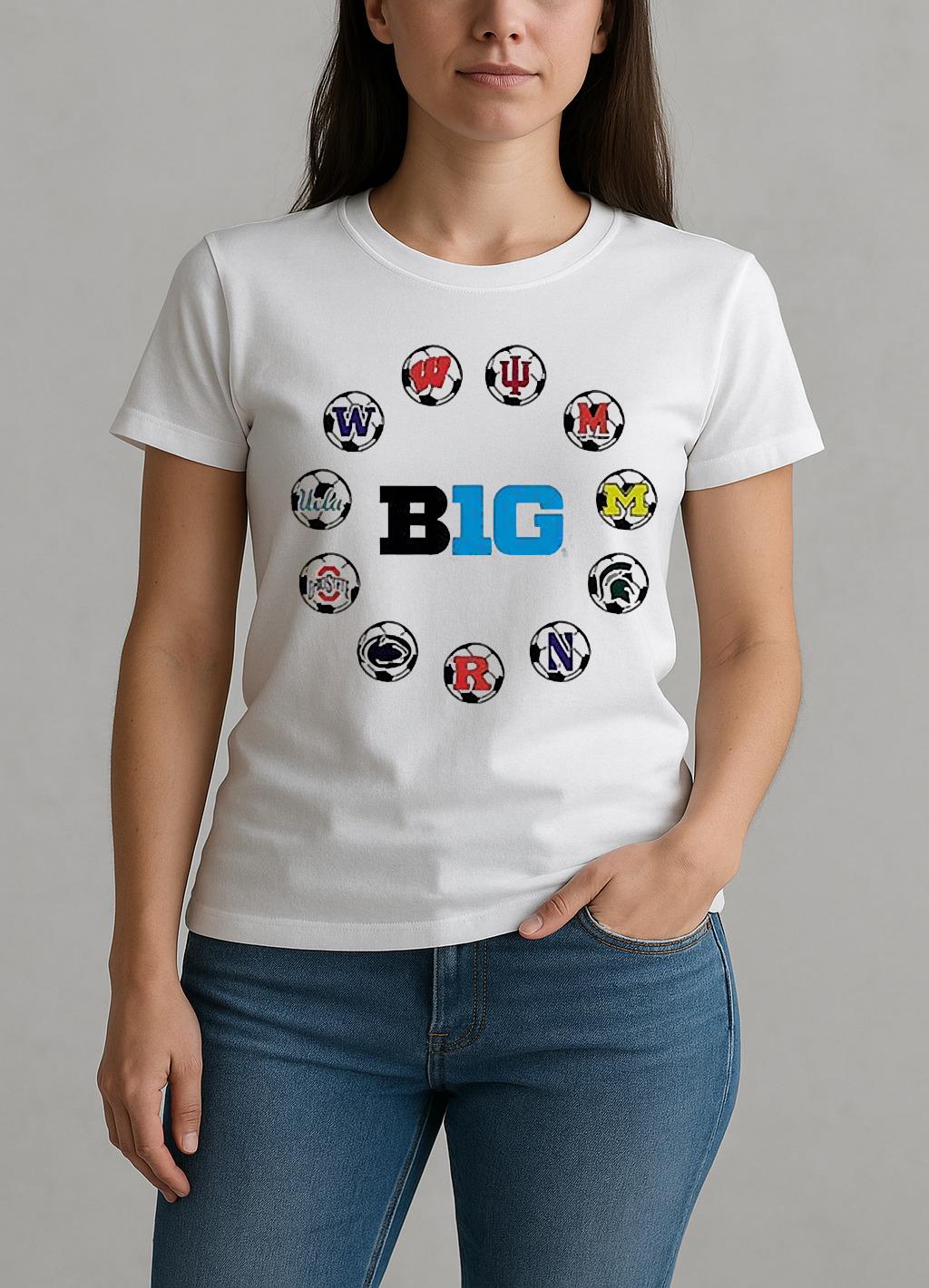 Big Ten Mens Soccer All Teams Shirt W-tee