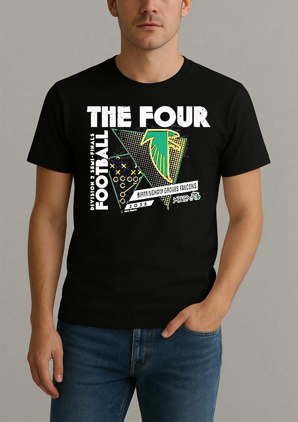 Birmingham Groves Falcons The Four 2025 Mhsaa Football D2 Finals Shirt