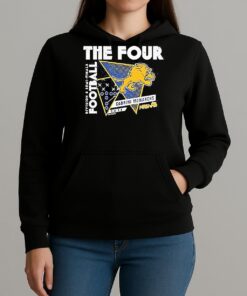 Cabrini Monarchs The Four 2025 Mhsaa Football D8 Semi Finals Shirt Unihoodie