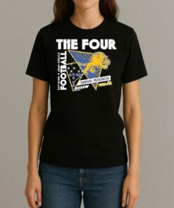 Cabrini Monarchs The Four 2025 Mhsaa Football D8 Semi Finals Shirt Womentee