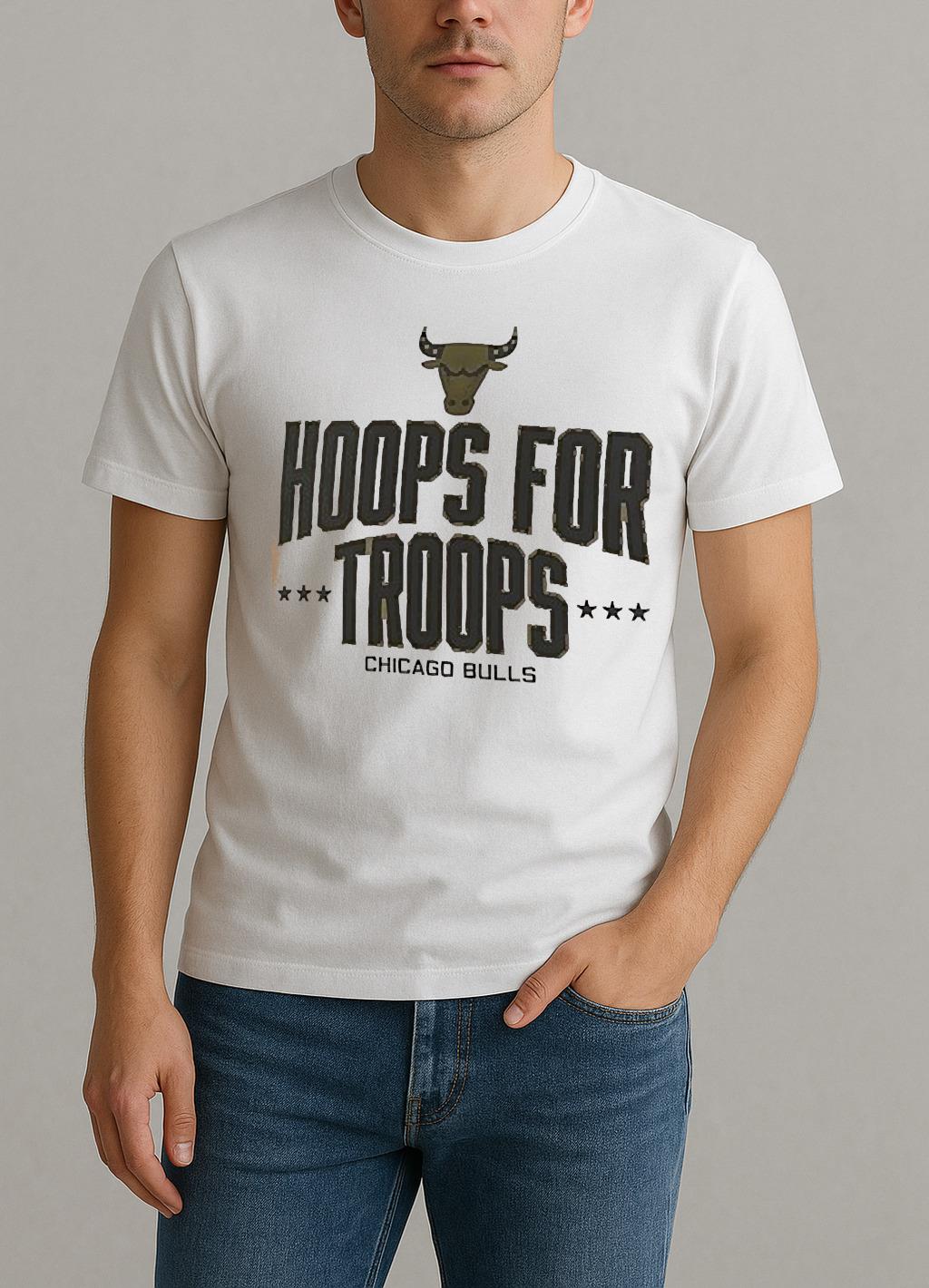 Chicago Bulls Hoops For Troops Shirt