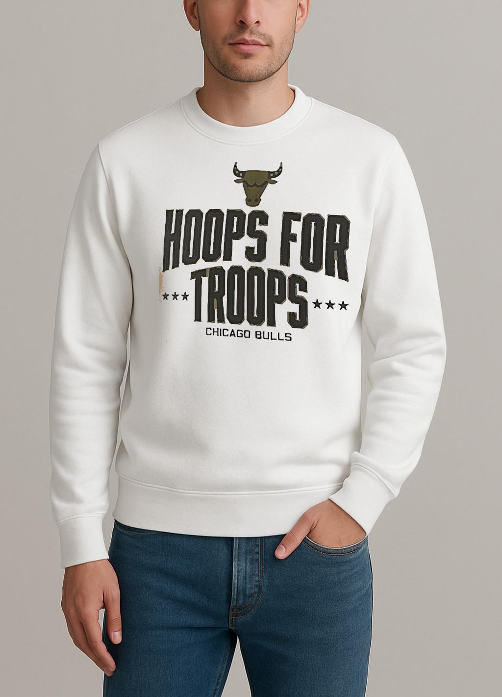 Chicago Bulls Hoops For Troops Shirt sweater
