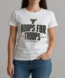 Chicago Bulls Hoops For Troops Shirt W-tee