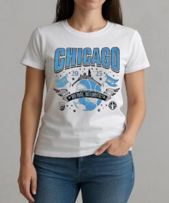 Chicago Sky X Stars 2025 We Rise No Limits Shirt W-tee