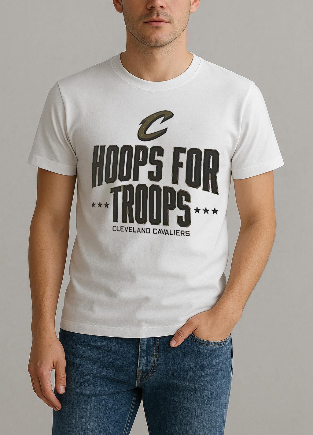 Cleveland Cavaliers Hoops For Troops Shirt