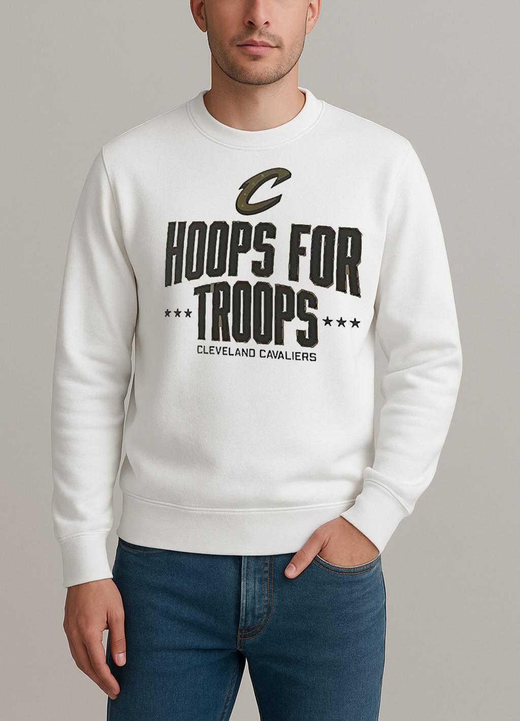 Cleveland Cavaliers Hoops For Troops Shirt sweater