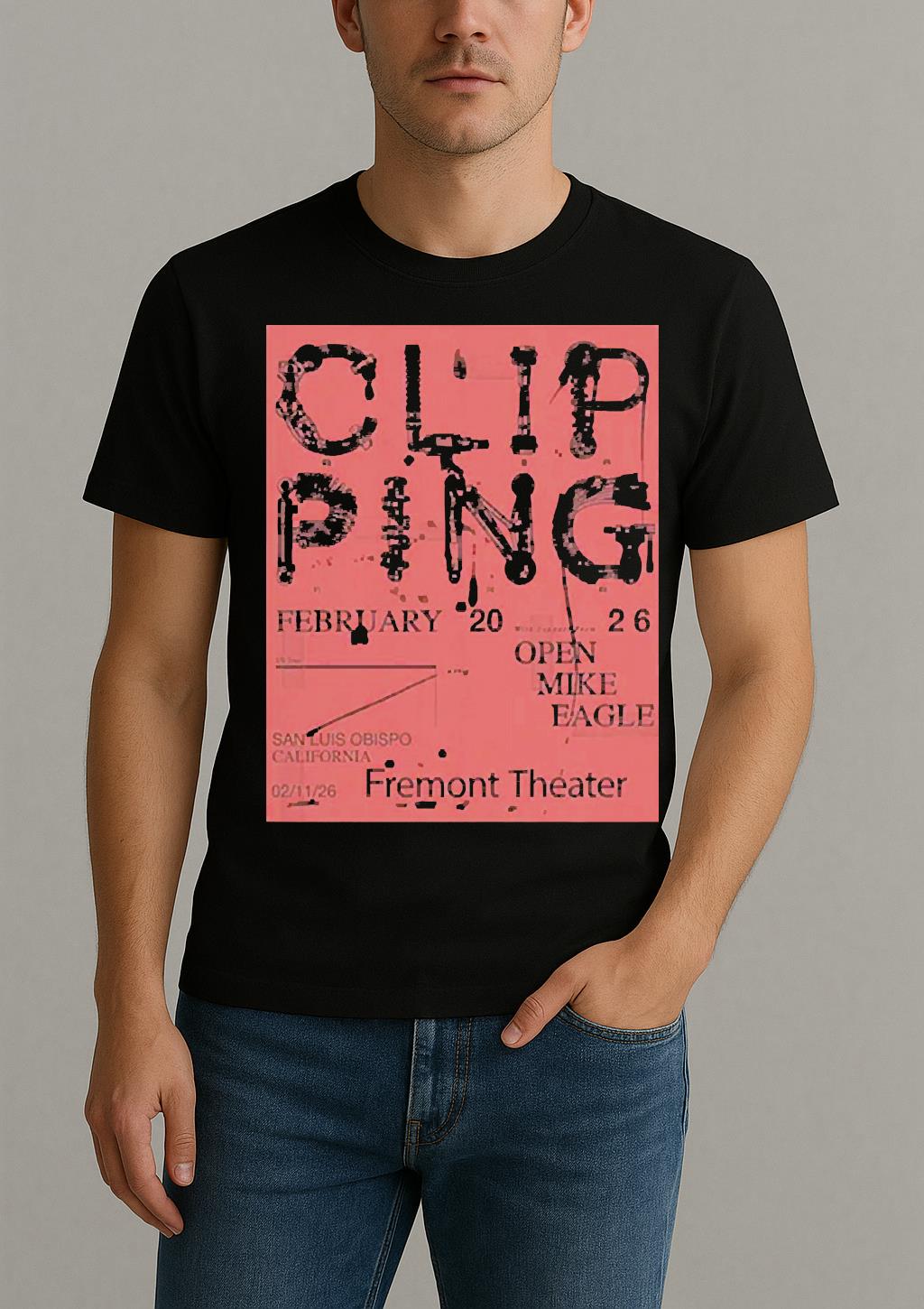 Clipping Open Mike Eagle February 2026 Tour Usa Premium Shirt