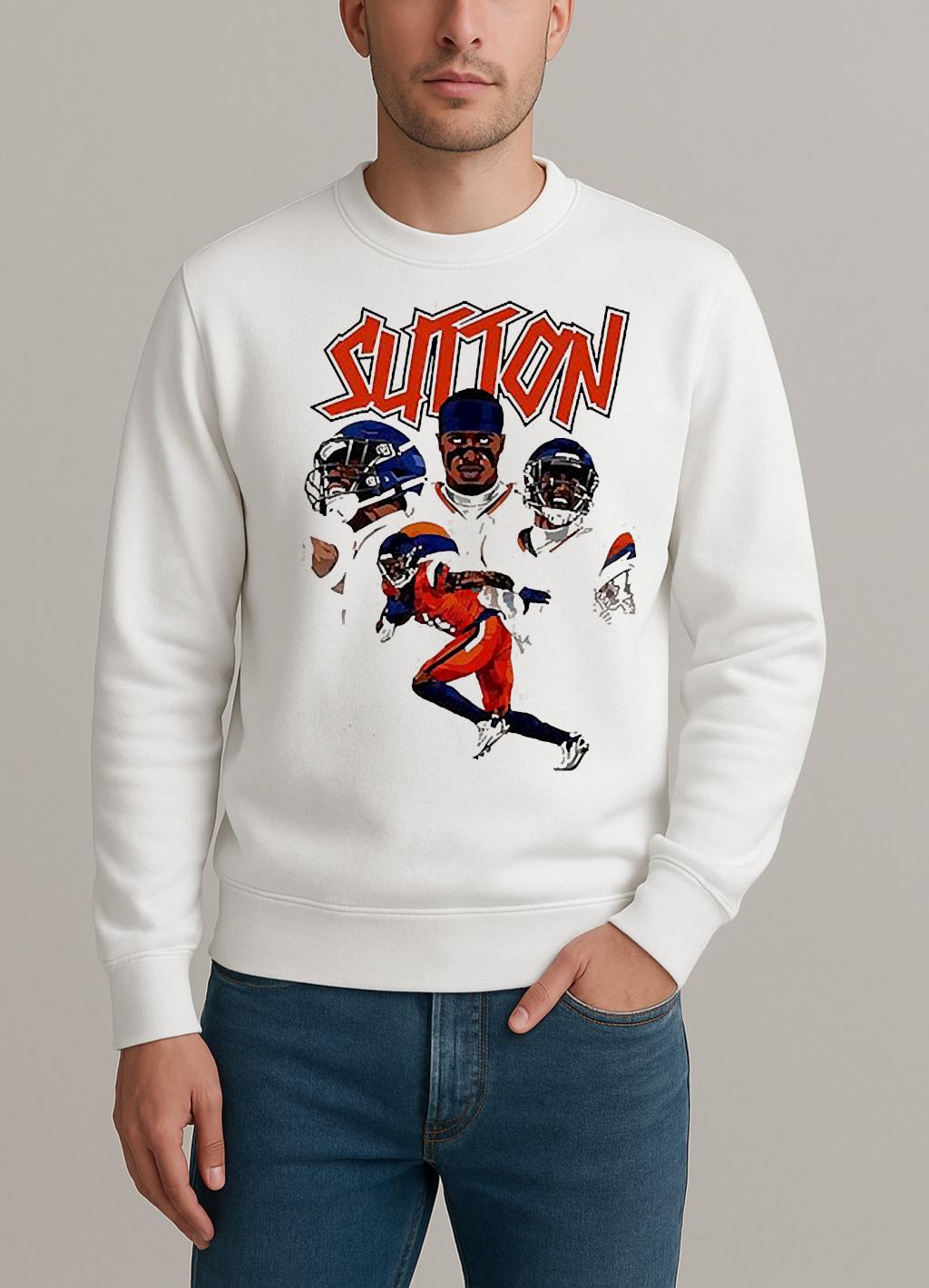 Courtland Sutton Denver Broncos Player Collage Shirt sweater