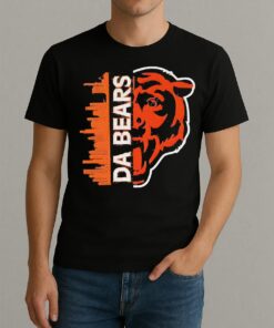 Da Bears Graphic Chicago Football City Skyline Shirt