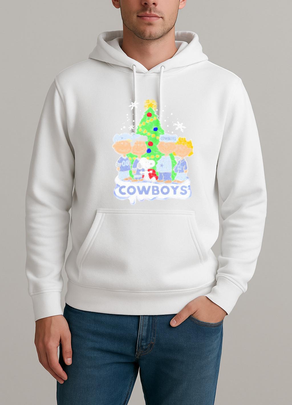 Dallas-Cowboys-X-The-Peanuts-Christmas-2025-Shirt Unisexhoodie