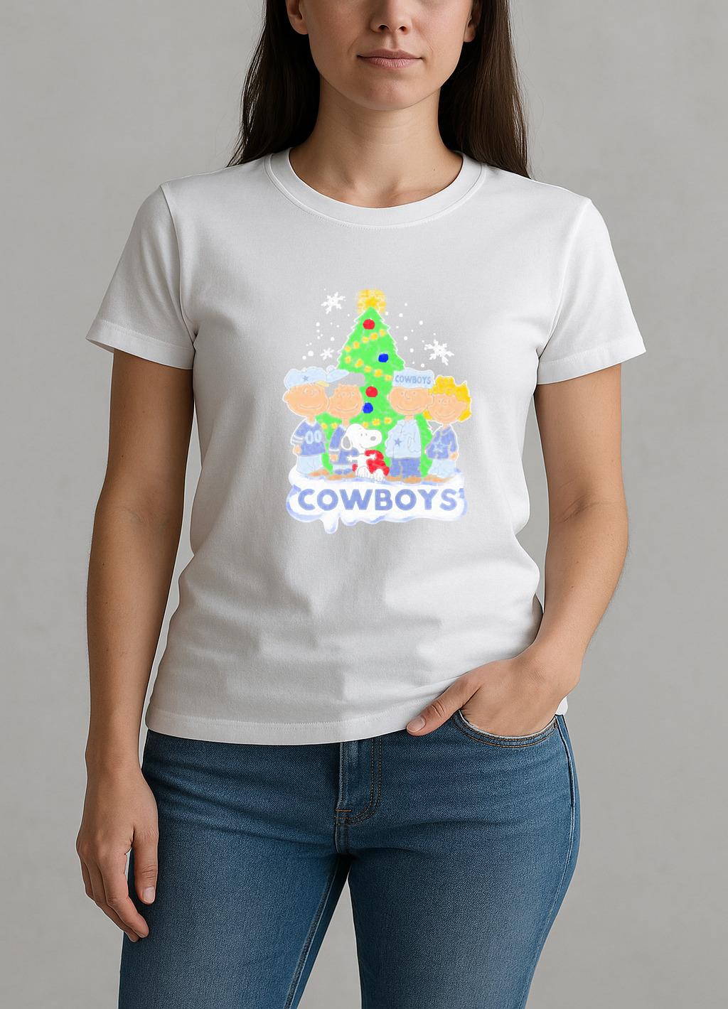 Dallas-Cowboys-X-The-Peanuts-Christmas-2025-Shirt W-tee