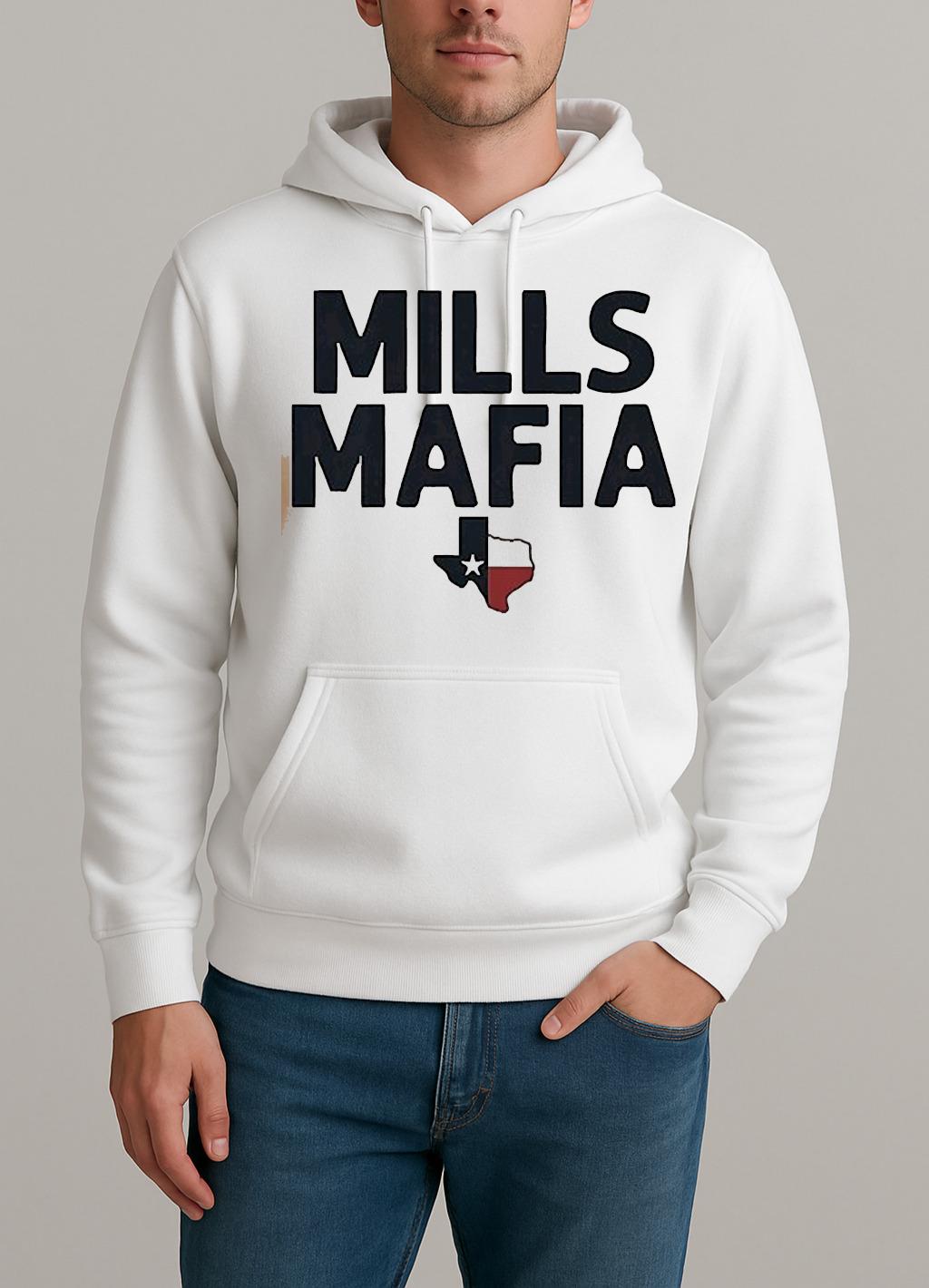 Davis Mills Mafia Houston Texans Map Unisexhoodie