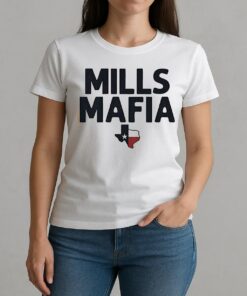 Davis Mills Mafia Houston Texans Map W-tee