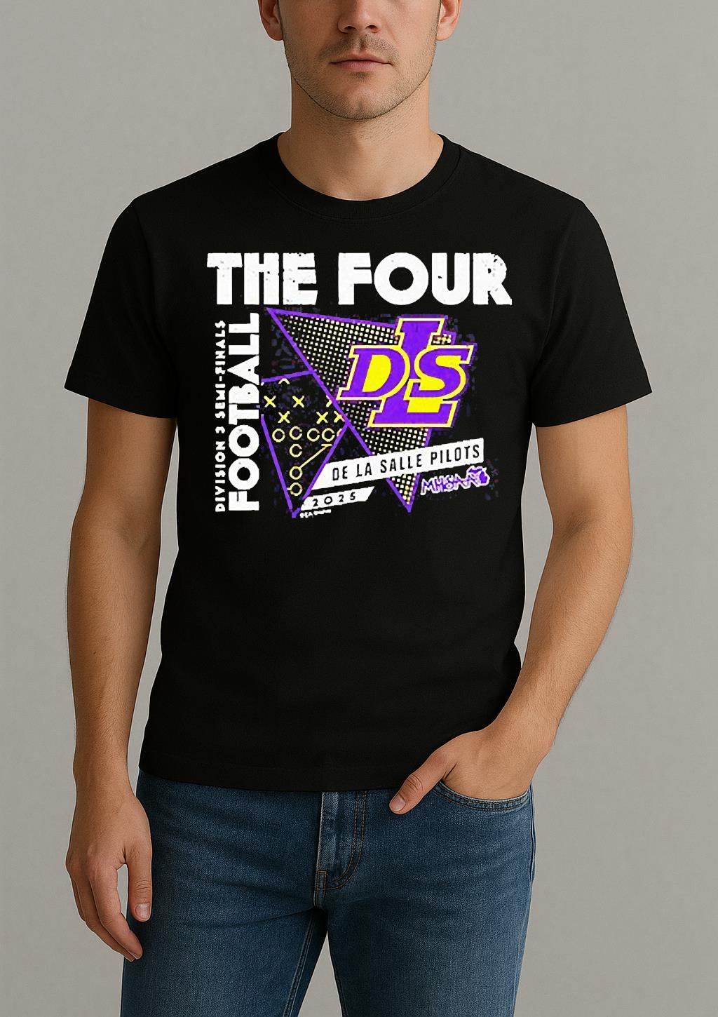 De La Salle Pilots The Four 2025 Mhsaa Football D3 Finals Shirt