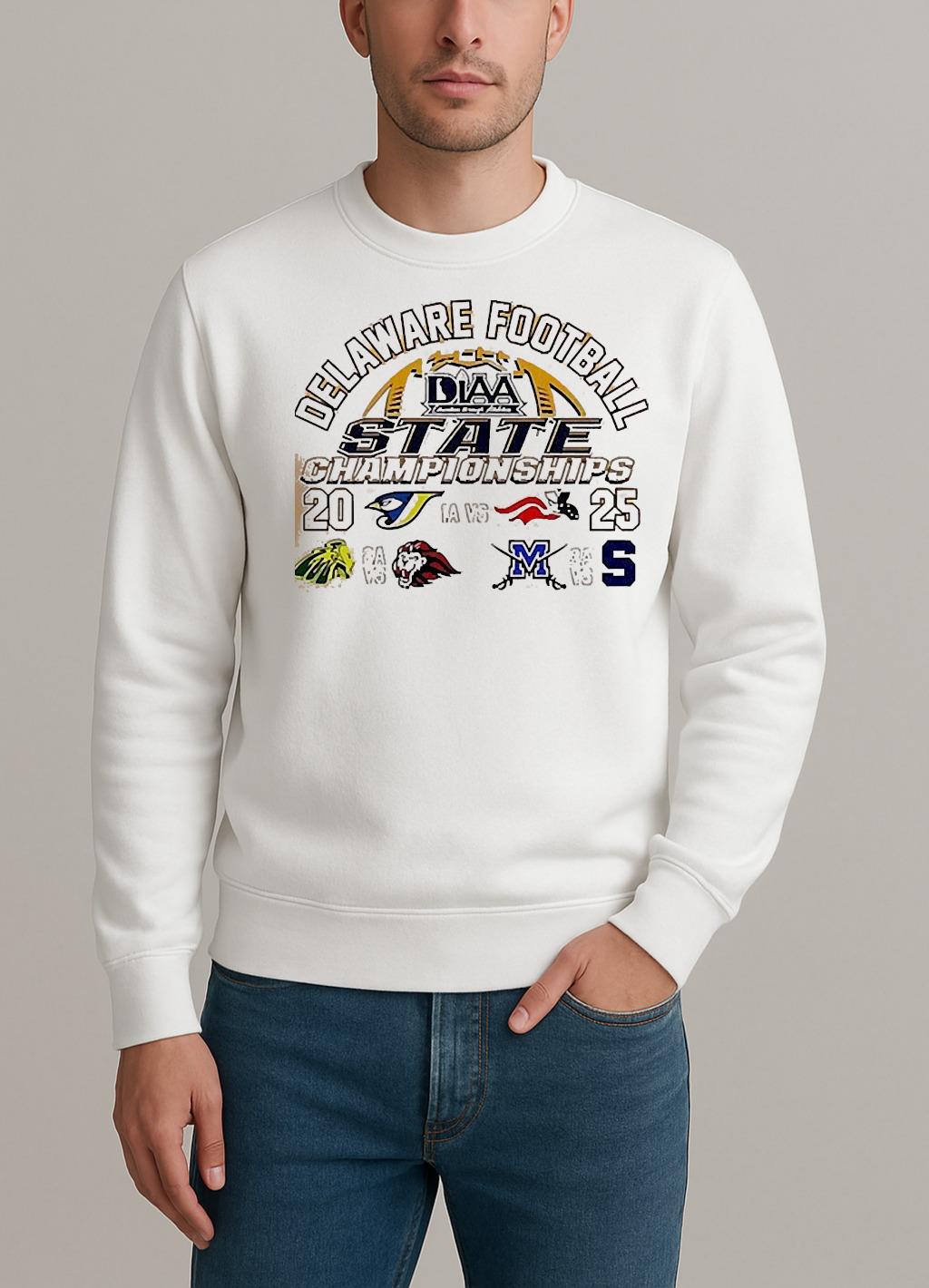 Delaware Football Diaa 2025 State Football Championships All Team sweater