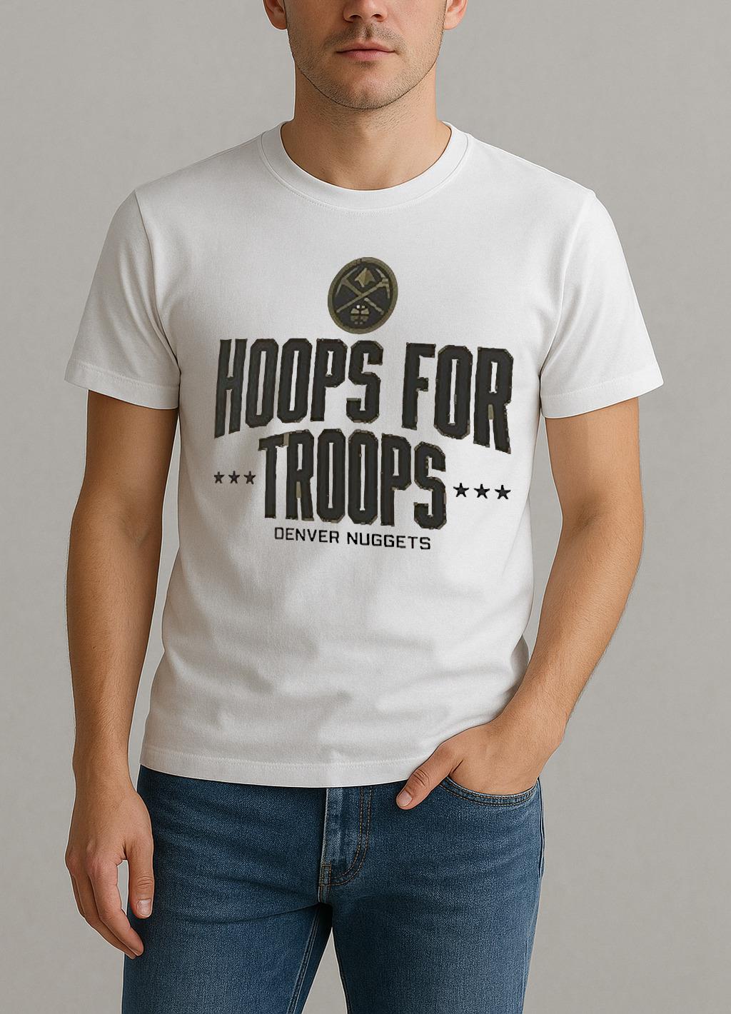 Denver Nuggets Hoops For Troops Shirt