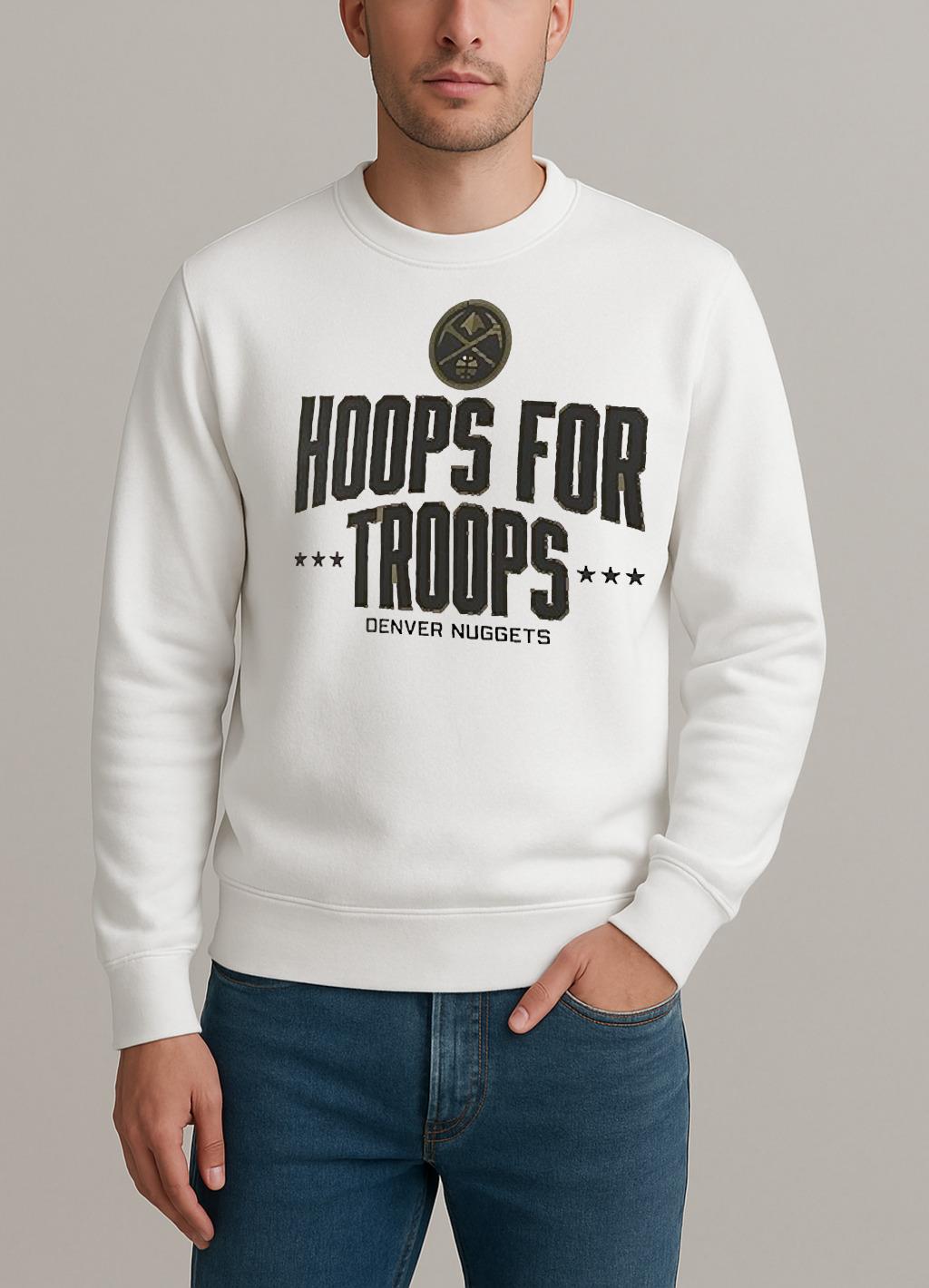Denver Nuggets Hoops For Troops Shirt sweater