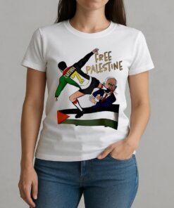 Eric Cantona Free Palestine Shirt W-tee