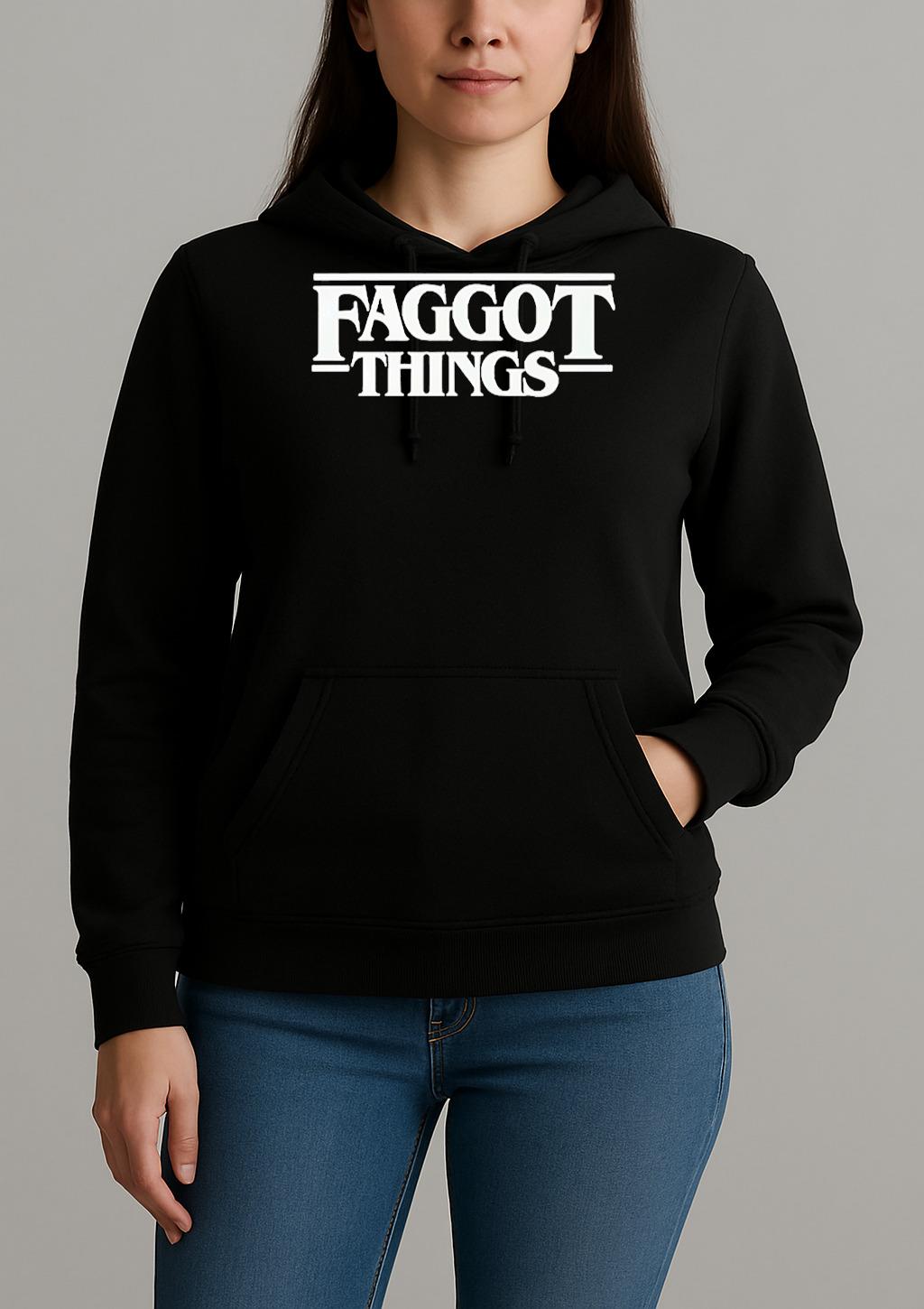 Faggot Things Style Stranger Things Shirt Unihoodie