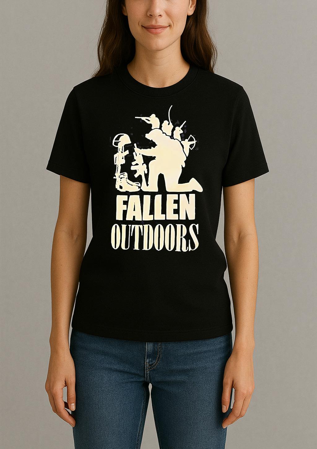 Fallen Outdoors Soldier Shirt Womentee