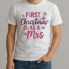 First Christmas As A Mrs 2025 Shirt