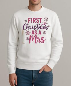 First Christmas As A Mrs 2025 Shirt sweater
