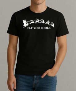 Fly You Fools Funny Christmas Lotr Shirt