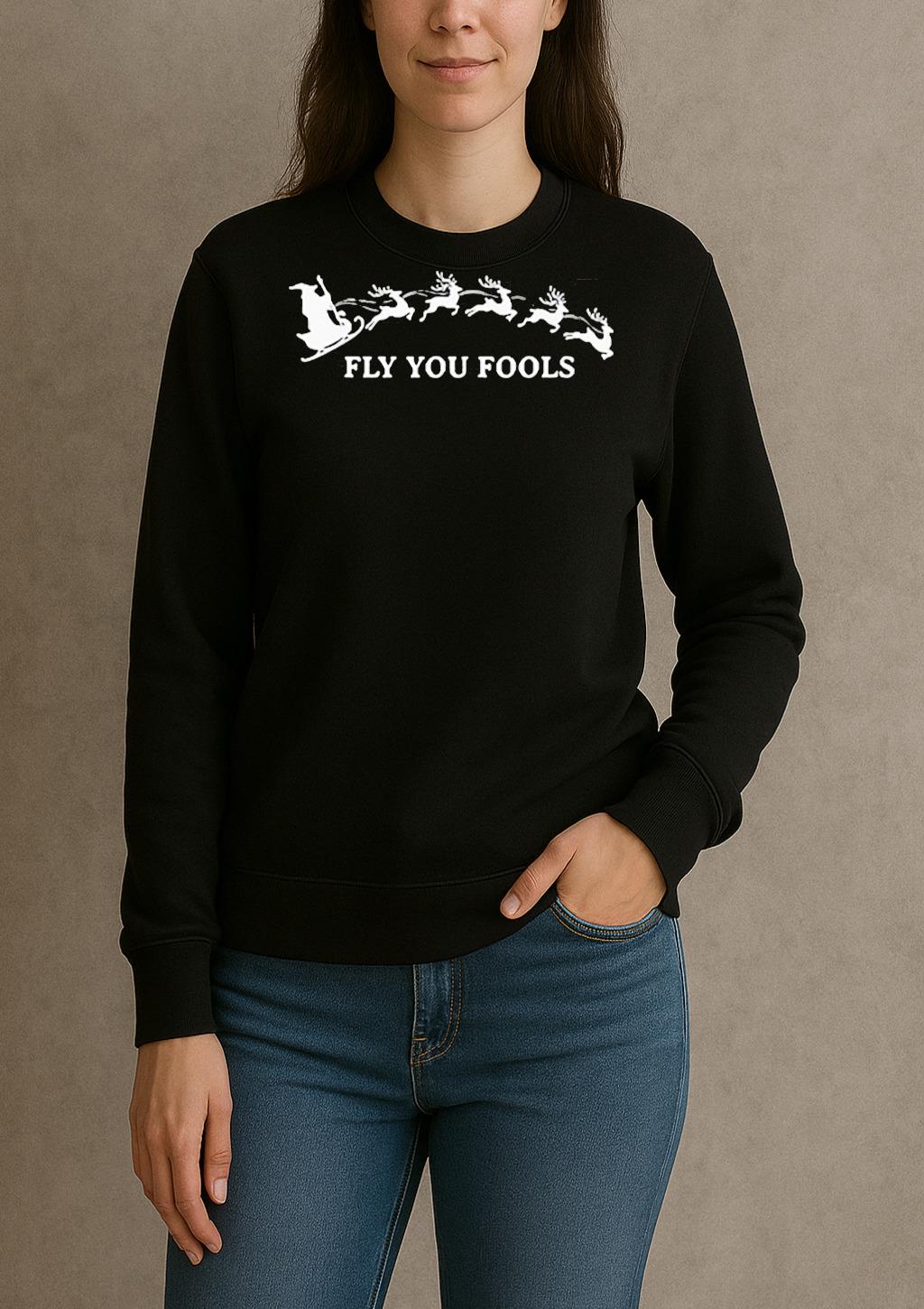 Fly You Fools Funny Christmas Lotr Shirt sweater