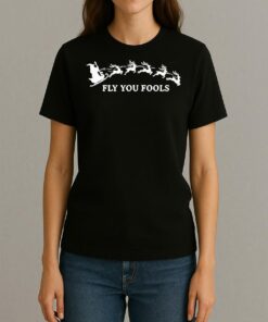 Fly You Fools Funny Christmas Lotr Shirt Womentee