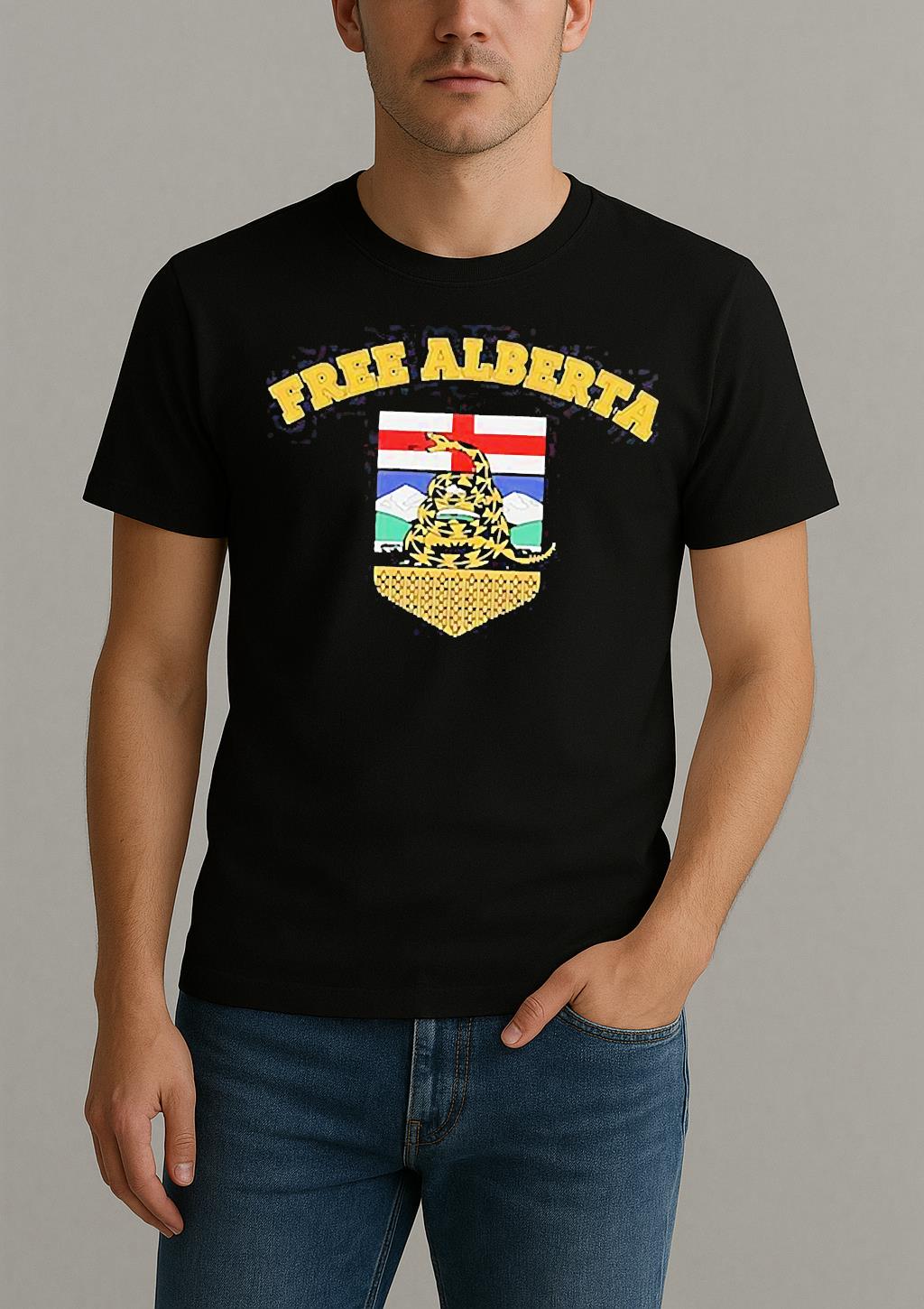 Free Alberta Rattlesnake Logo Shirt