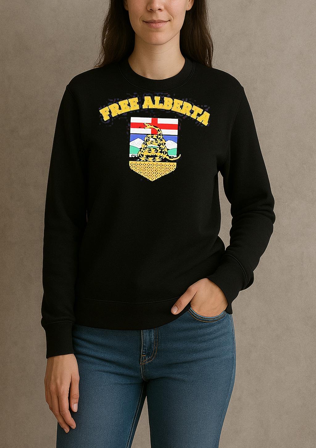Free Alberta Rattlesnake Logo Shirt sweater