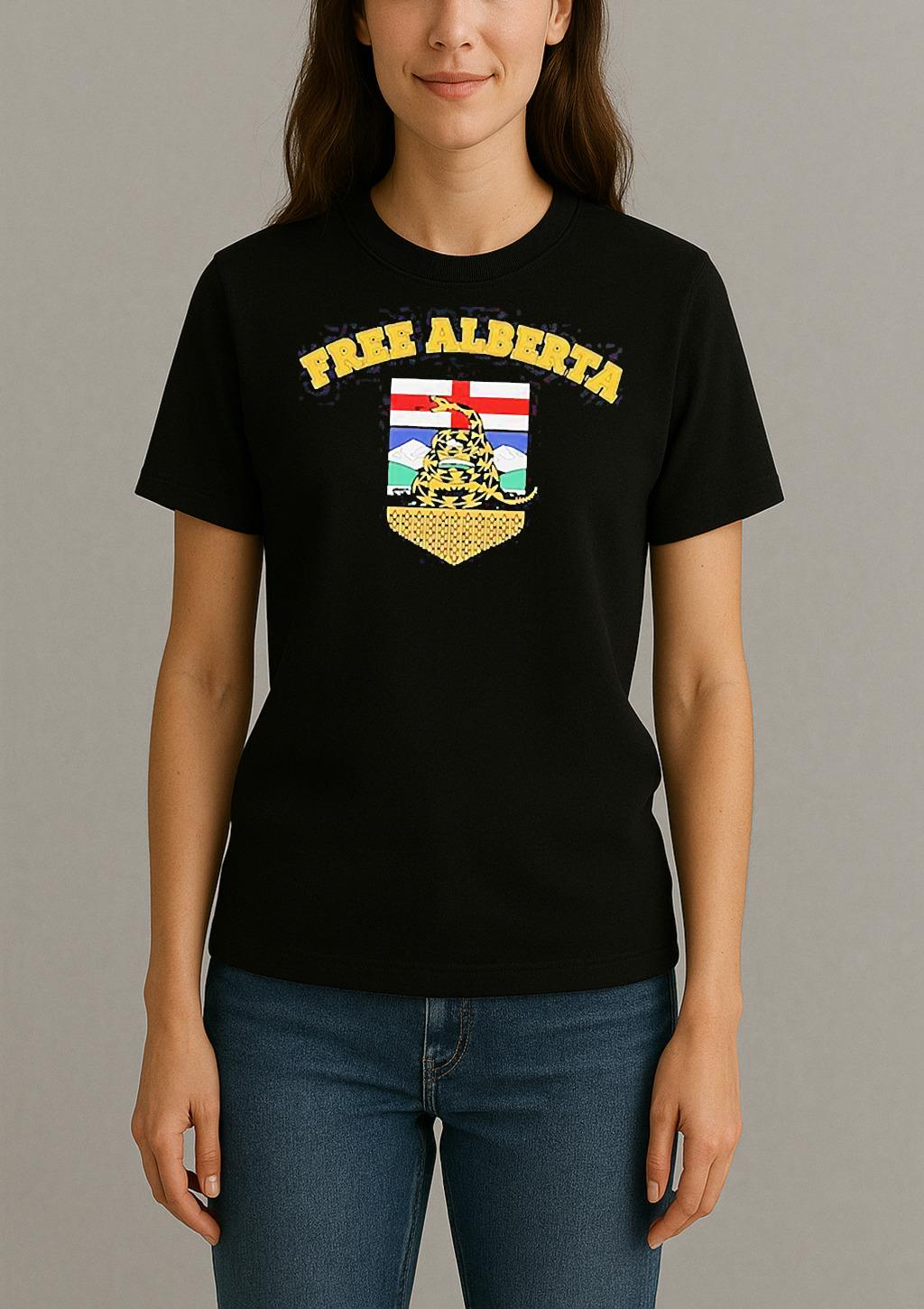 Free Alberta Rattlesnake Logo Shirt Womentee