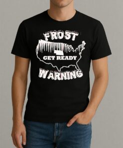Frost Get Ready Warning United State Map Shirt