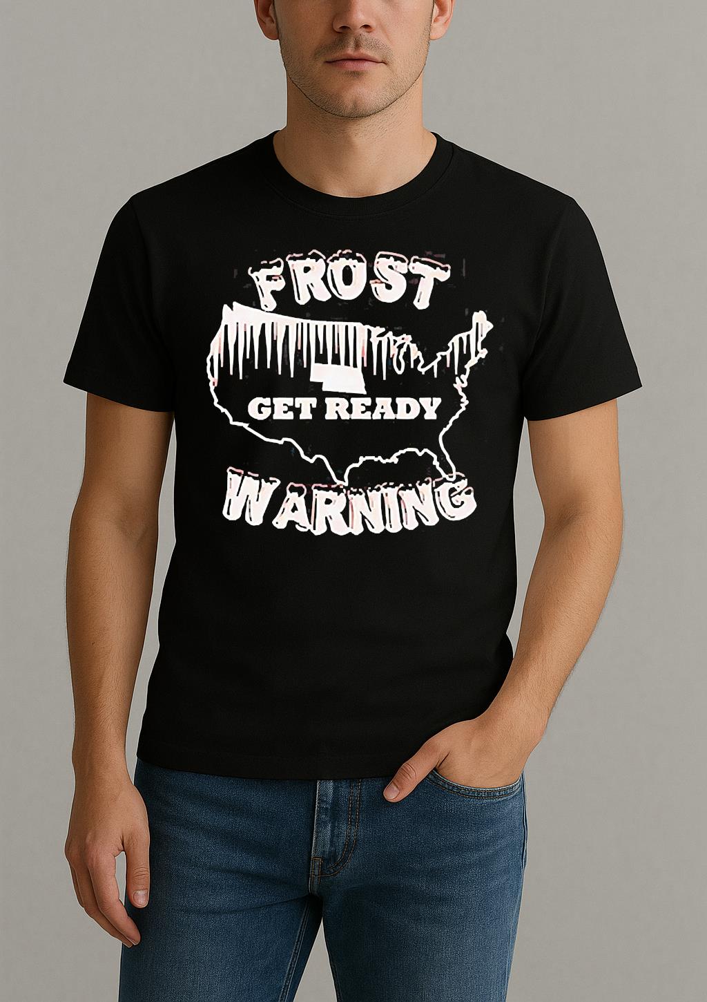 Frost Get Ready Warning United State Map Shirt